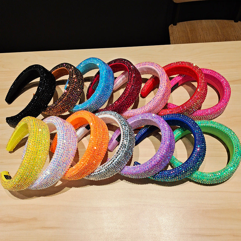 Wholesale Wide-brimmed Sponge Perm Headband